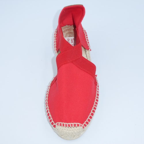chaussures femme espadrille corde Toni Pons Superchauss66 Elastic rouge - P1020074