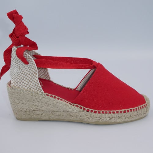 chaussures femme espadrilles Toni Pons Superchauss66 Valencia rouge - P1020121
