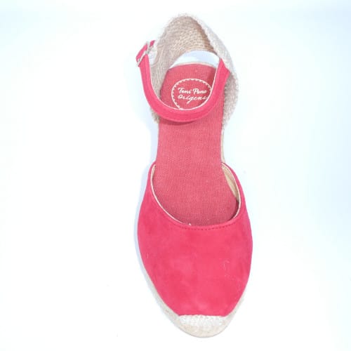 chaussures femme espadrilles Toni Pons Superchauss66 Lloret rouge -P1020138