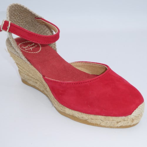 chaussures femme espadrilles Toni Pons Superchauss66 Lloret rouge -P1020161
