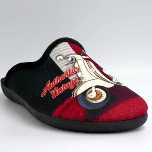 chaussures homme mule d'intérieur pantoufles Elue Par Nous Superchauss66 Vintage - Keturn - 2