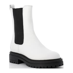 chaussures femme - chunky boots cuir blanc - Xapi - Superchauss66 - Apposer - 4