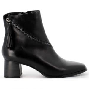 chaussures femme - boots cuir noir - Regarde Le Ciel Superchauss66 - Ines 34 -1 (1)