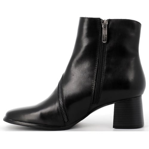chaussures femme - boots cuir noir - Regarde Le Ciel Superchauss66 - Ines 34 -2 (1)