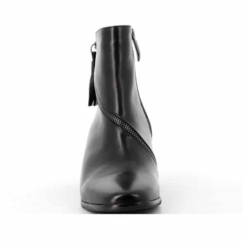 chaussures femme - boots cuir noir - Regarde Le Ciel Superchauss66 - Ines 34 -3 (1)