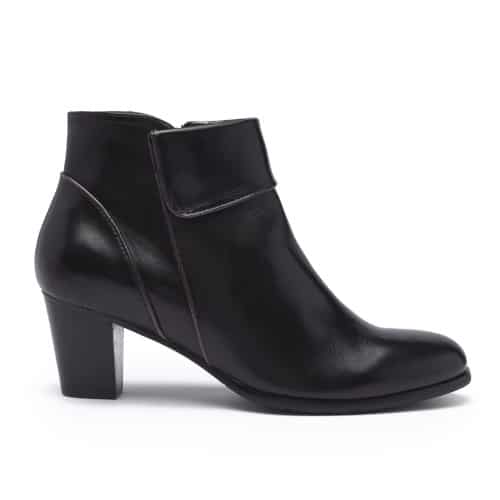 chaussures femme - boots cuir noir - Regarde Le Ciel Superchauss66 - Sonia 69 - 4