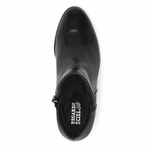 chaussures femme - boots cuir noir - Regarde Le Ciel Superchauss66 - Sonia 69 - 1