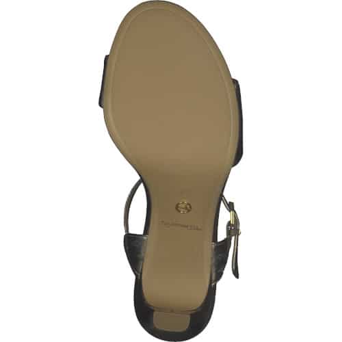 chaussures femme - nu-pied talon or Tamaris Superchauss66 - 1-1-28008-28-990- 2