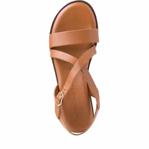 chaussures femme - nu-pied cuir plat Tamaris Superchauss66 - 28111-455 - 1