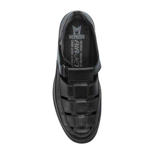 chaussures homme sandalette cuir Méphisto Superchauss66 - Tarek noir - 3