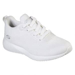 chaussures femme -tennis blanc Skechers Superchauss66 - BOB-SQUAD-BLANC-5