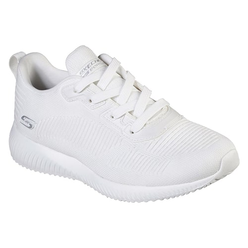 chaussures femme -tennis blanc Skechers Superchauss66 - BOB-SQUAD-BLANC-5