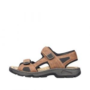 chaussures homme- sandales nu-pied cuir Rieker Superchauss66 - 26156-25-122-e0