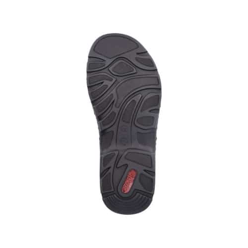chaussures homme- sandales nu-pied cuir Rieker Superchauss66 - 26156-25-122-g0