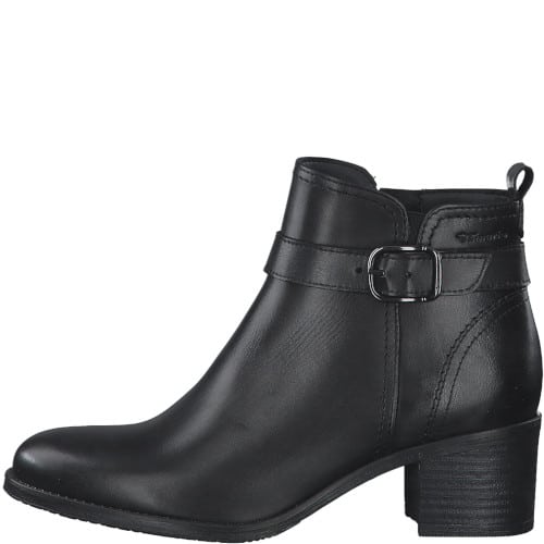 chaussures femme - boots cuir chelsea Tamaris Superchauss66 - 25034-29 001 - 4