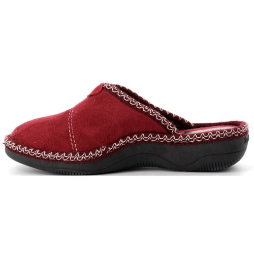 chaussures femme - mule talon velours pantoufles Semelflex Superchauss66 - ALASKA 2