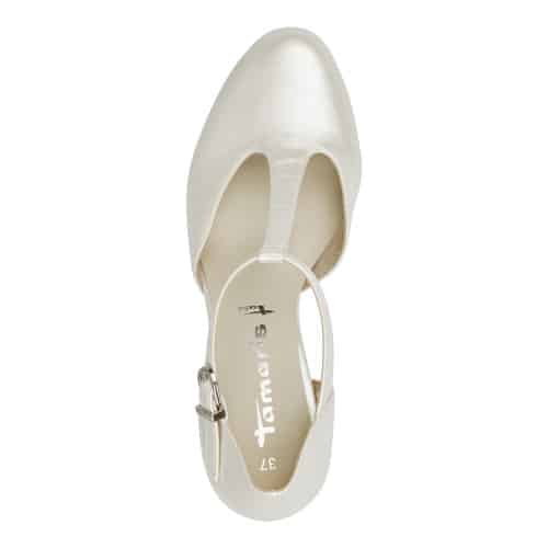 chaussure femme - escarpin salomé perle argenté Tamaris - Superchauss66 - 24463-229 - 2