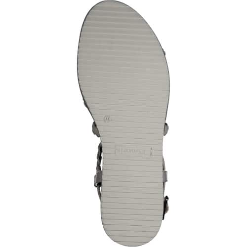 chaussures femme - nu-pied compensé cuir Tamaris Superchauss66 - 28207-418 - 2