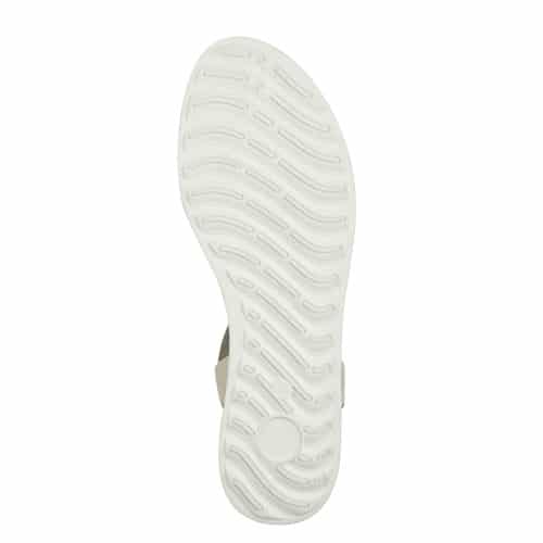 chaussures femme - nu-pied compensé cuir Tamaris Superchauss66 - 28216-418 - 2