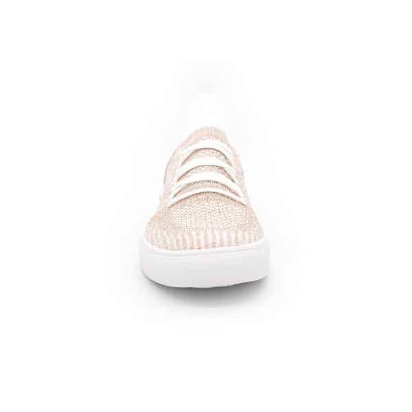 chaussures femme - tennis textile compensé Bernie Mev-Superchauss66 - BERNICE ROSE GOLD 3