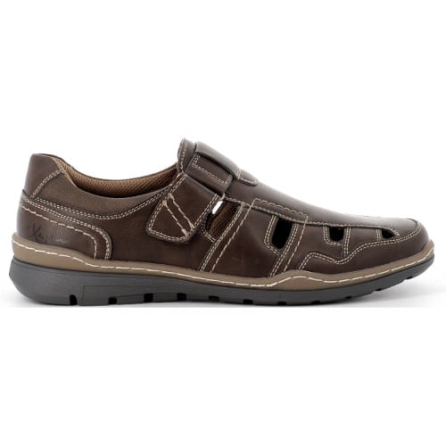 chaussures homme- sandalette marron Xapi Superchauss66 - KERSANDO 1