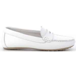 chaussures femme - mocassin confort cuir souple - Xapi Superchauss66 - BENOU BLANC 1